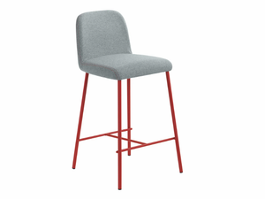 MYRA 654B - Upholstered fabric counter stool _ Et al.